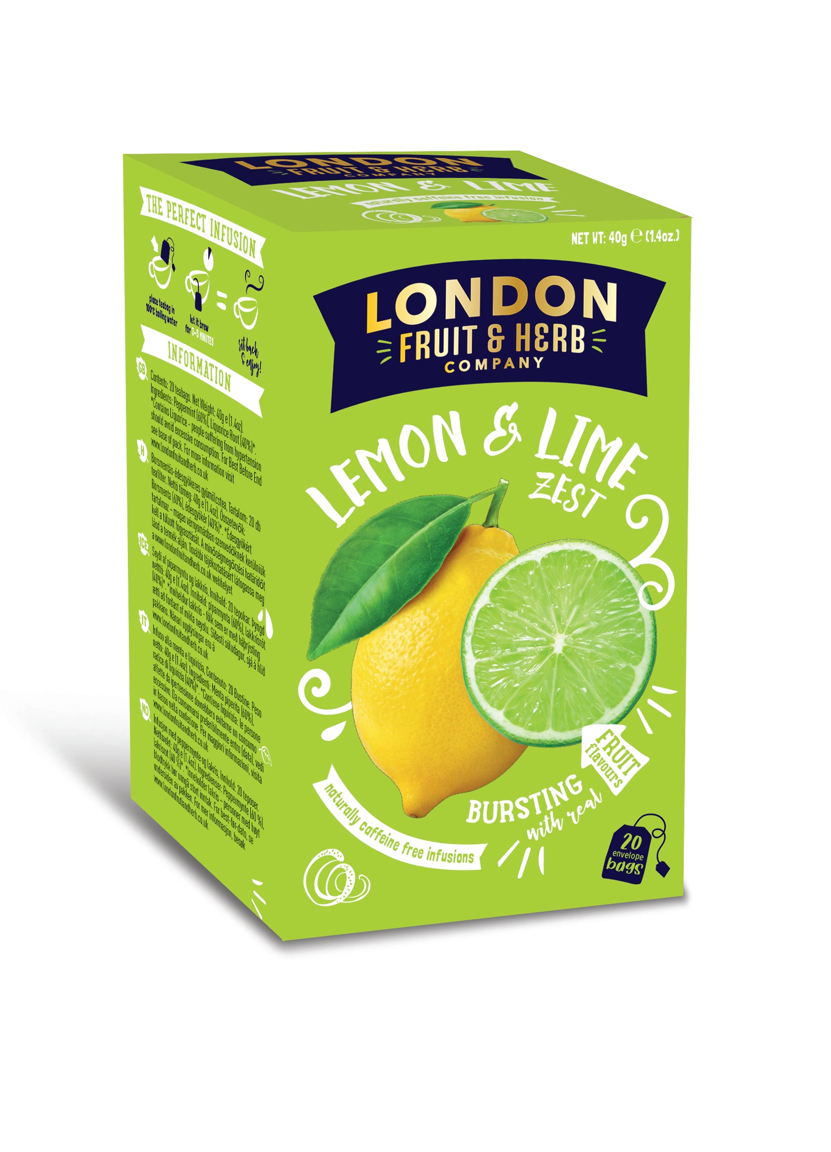 LONDON FRUIT & HERB Lemon & Lime Zester