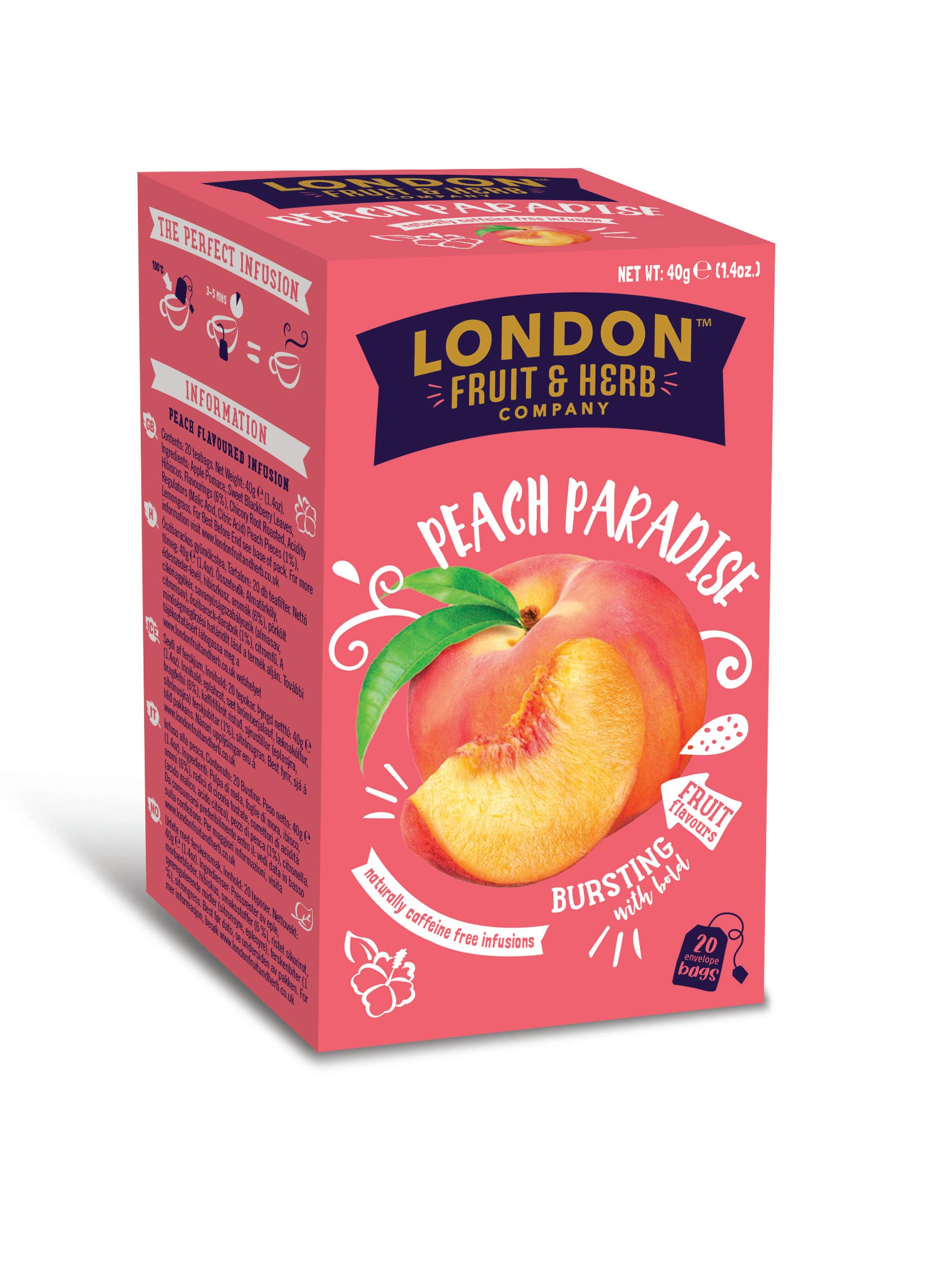 LONDON FRUIT & HERB Peach Paradise