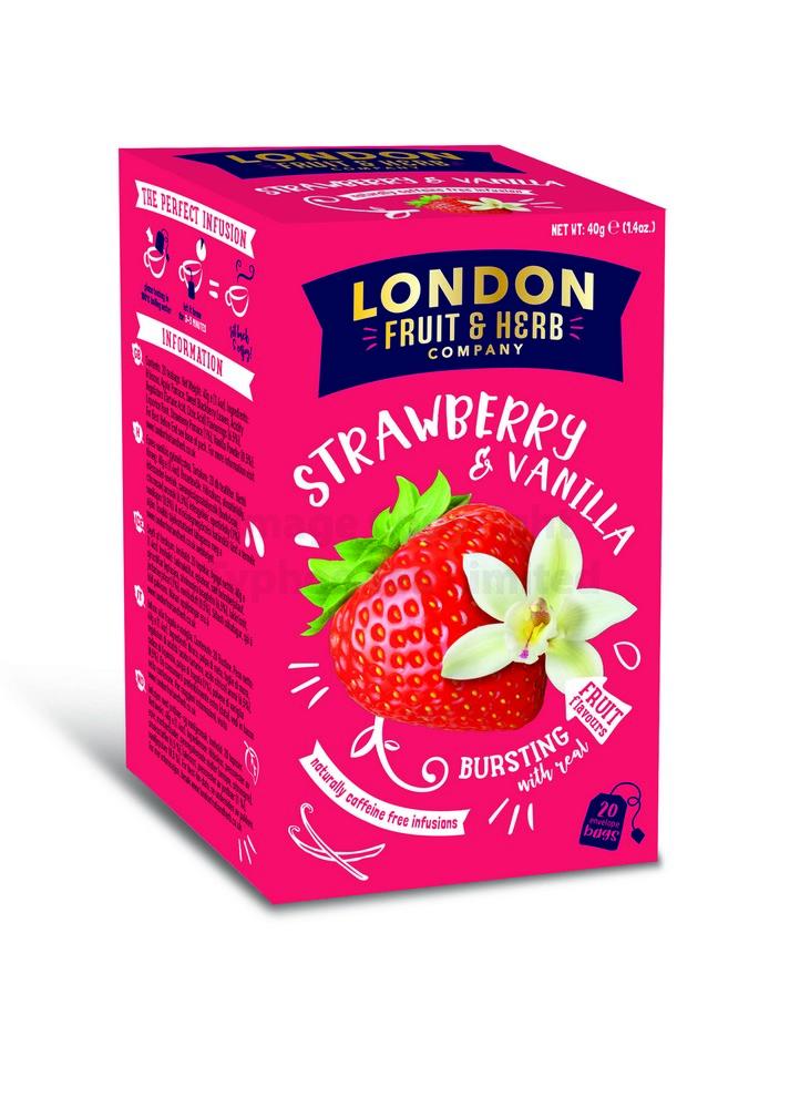 LONDON FRUIT & HERB Strawberry & Vanilla Fool